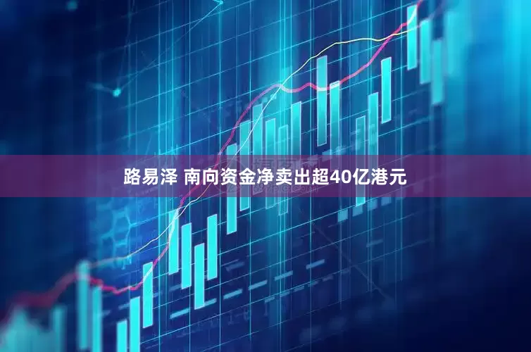 路易泽 南向资金净卖出超40亿港元